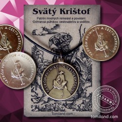 Svätý patrón - lacný medailón na predaj v eshope tomiland.com